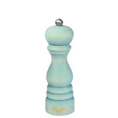 Мельница для соли h 19 см, пихта, цвет светло-голубой, серия VINTAGE, Bisetti