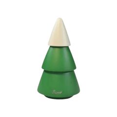 Мельница для специй "ель" h 15,5 см, бук, цвет зеленый/белый, серия XMAS TREE By Whinot Design, Bisetti