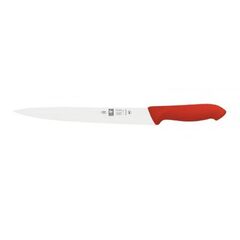 Нож для мяса 250/380 мм, красная антибактериальная ручка, серия HoReCa, Icel