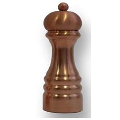 Мельница для соли h 16 см, матовая медь, механизм из керамики, Bisetti