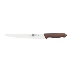 Нож для мяса 250/380 мм, коричневая антибактериальная ручка, серия HoReCa, Icel