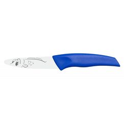 Нож для чистки овощей  90/200 мм, синий, серия KIDS, Icel