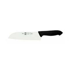Нож японский Santoku 180/300 мм, черный, серия HoReCa, Icel