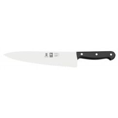 Нож-шеф поварской с волнистой кромкой 250/390 мм, черный, серия TECHNIC, Icel