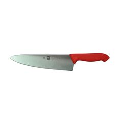 Нож-шеф поварской 250/395 мм, красная антибактериальная ручка, серия HoReCa, Icel