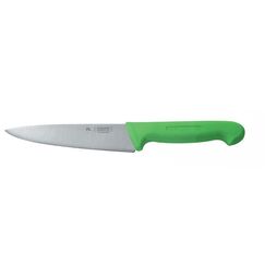 Нож поварской 16 см, зеленая пластиковая ручка, серия PRO-Line, P.L. Proff Cuisine