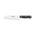Нож японский Santoku с бороздками 180/300 мм, черный, серия TECHNIC, Icel