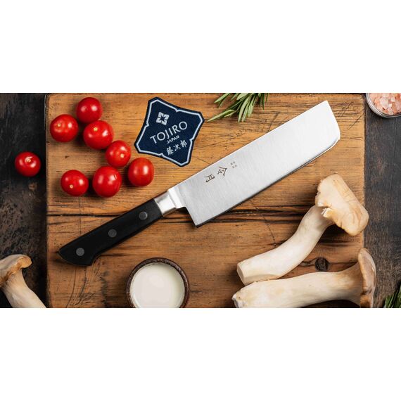 Кухонный нож японский Накири, FUJI CUTLERY, изображение 4