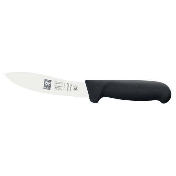 Нож для снятия кожи 140/260 мм, изогнутый, черный, серия SAFE, Icel