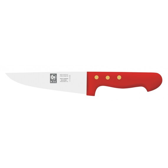 Нож для мяса 150/280 мм, красный, серия TECHNIC, Icel