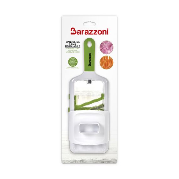 Регулируемый слайсер Mandoline, 31 * 11 см + защита для рук, Barazzoni, изображение 3