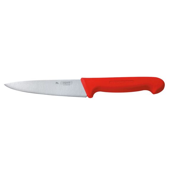 Нож поварской 16 см, красная пластиковая ручка, серия PRO-Line, P.L. Proff Cuisine